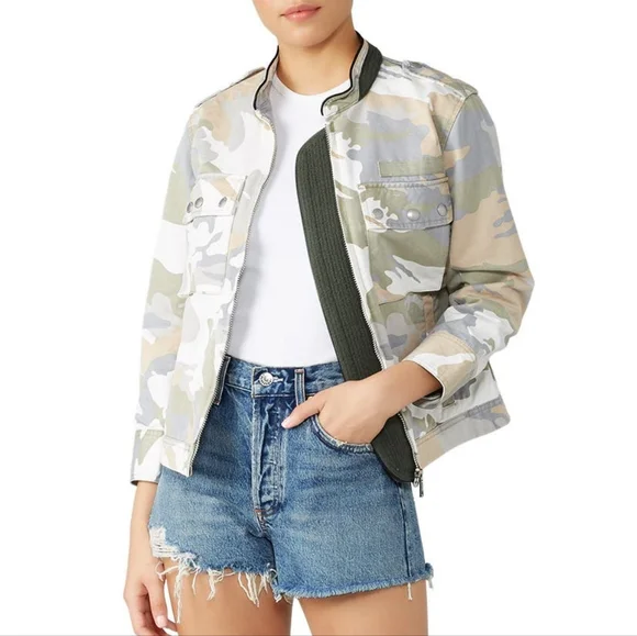 Flawed Zadig and Voltaire Cavi Camo Jacket - Picture 2 of 10